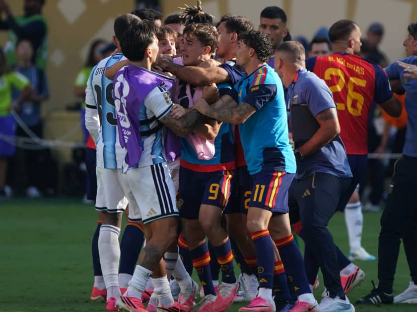 El paso a paso de la pelea del final y ¿pueden sancionar a Argentina?