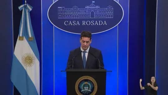 EN VIVO, conferencia de prensa del vocero Adrián Ravier
