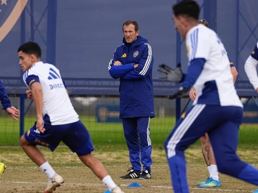 El refuerzo que sintió una molestia y quedó en duda para el debut de Boca en la Sudamericana