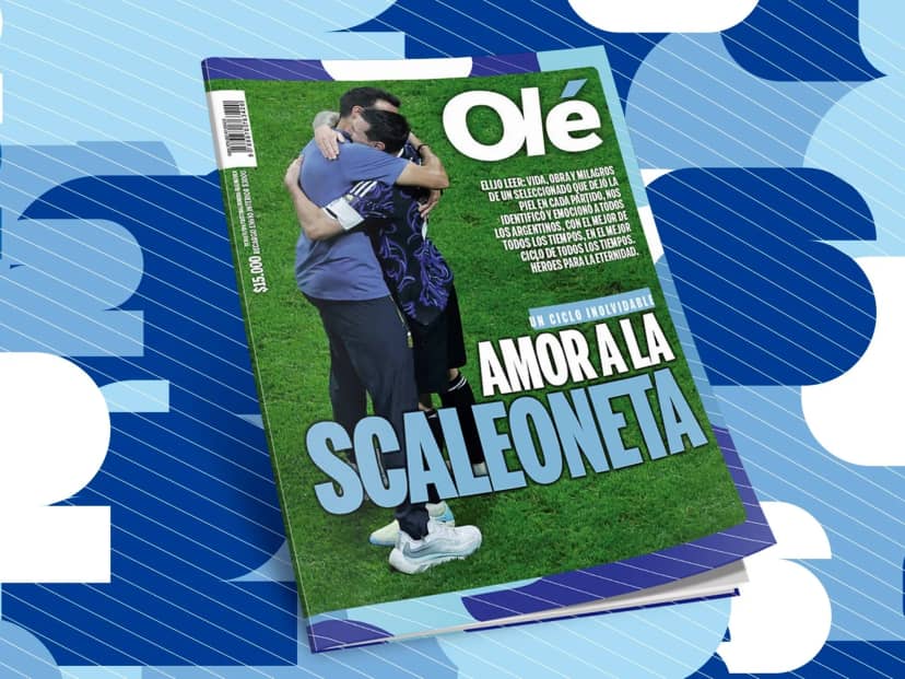 Olé lanza “Amor a la Scaloneta”, el libro que recorre la era dorada de Messi y Scaloni