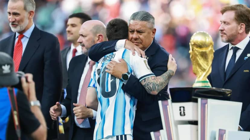 La carta de Chiqui Tapia tras la derrota en la final: respaldo a la Selección y un mensaje contra las conspiraciones - TyC Sports