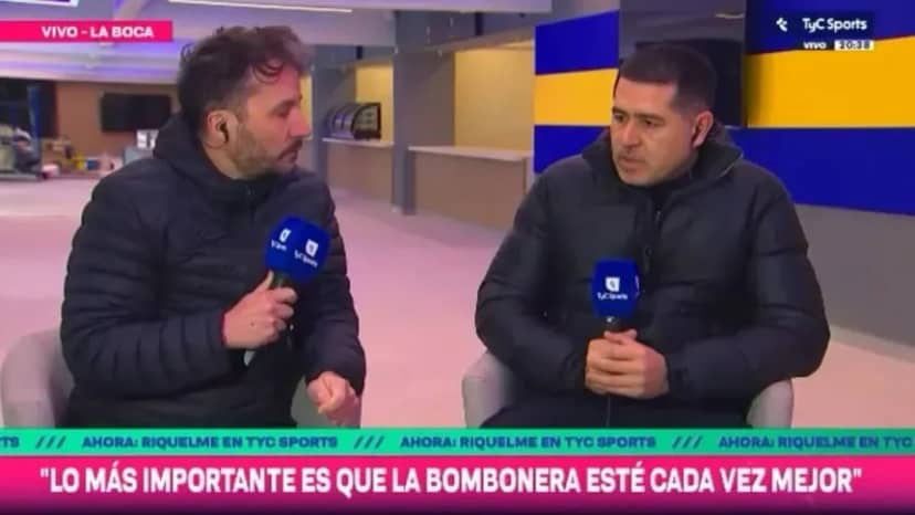 Riquelme, contundente tras el regreso de Villa a Boca: "Todos merecemos..." - TyC Sports