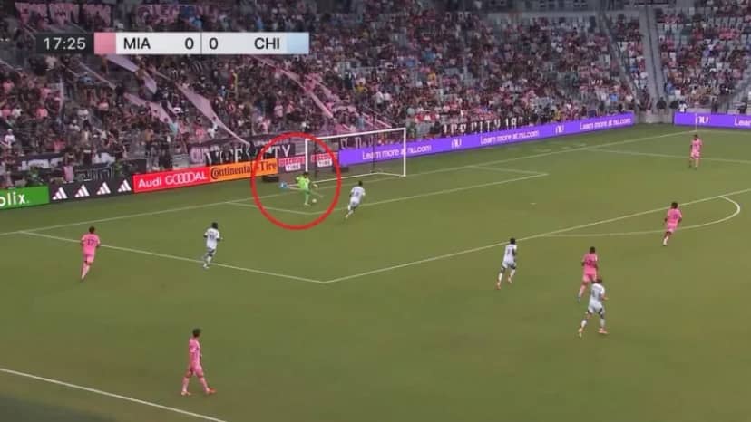 El insólito blooper del arquero argentino del Inter Miami - TyC Sports