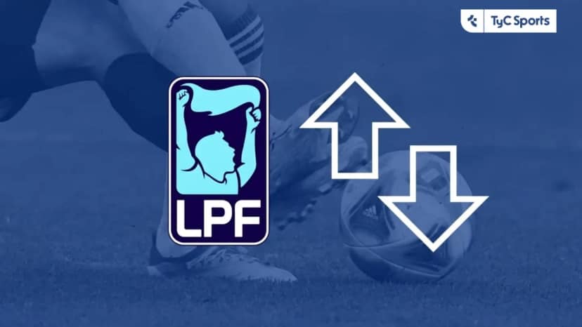 Tabla del Descenso: quién se va a la B en la Liga Argentina 2026 - TyC Sports