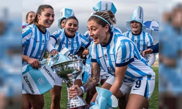 Racing hizo historia: campeón del fútbol femenino de AFA por primera vez