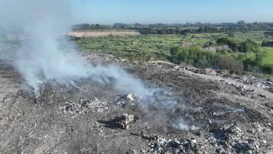 Luján cerró definitivamente el basural a cielo abierto más grande del país