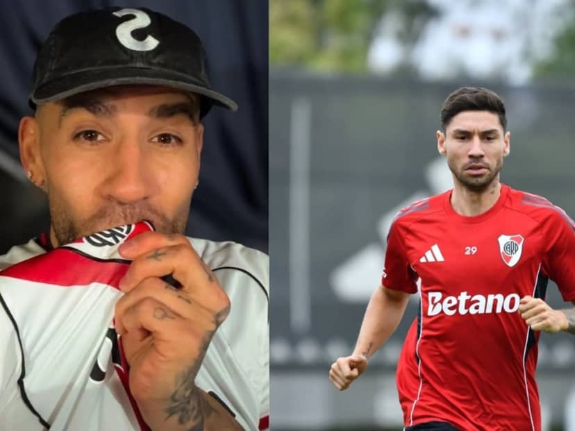 Otamendi y Montiel, presentes en la práctica de River