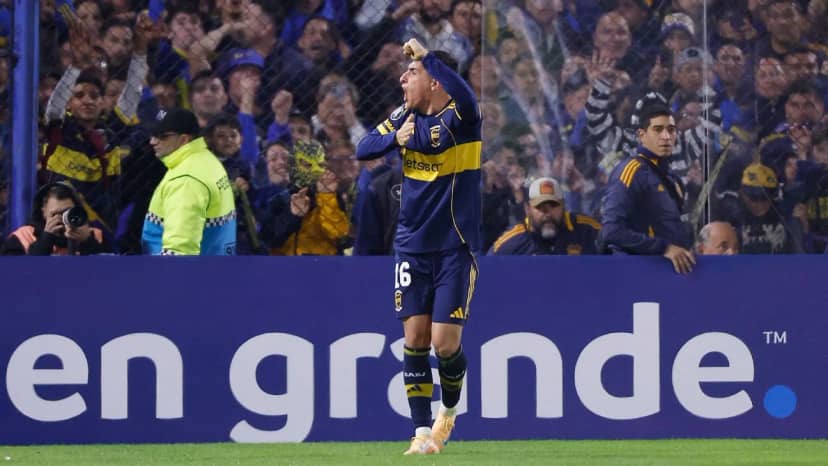 Miguel Merentiel escala entre los uruguayos con más goles en la historia de Boca