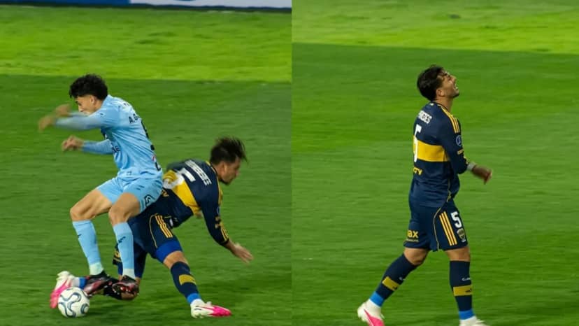 Lo que no se vio: el momento en que Paredes sintió la "fisurita" en Boca vs. O'Higgins - TyC Sports