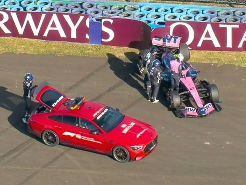 Video: el choque de Colapinto en la FP2 del Gran Premio de Hungría