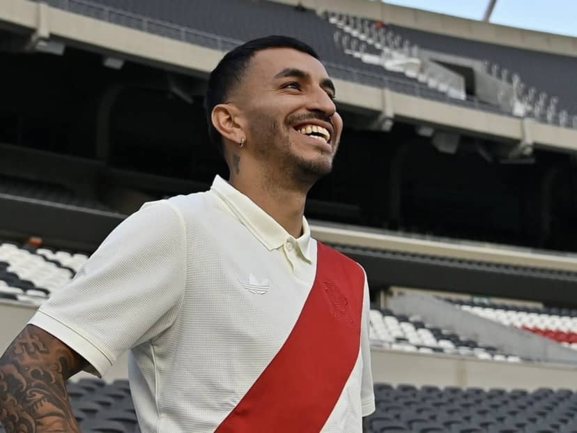 Las primeras palabras de Correa en River: "Hermoso"