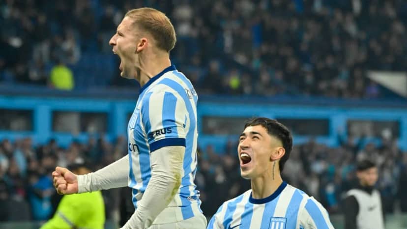 Miljevic aprovechó la presión y adelantó a Racing ante Gimnasia