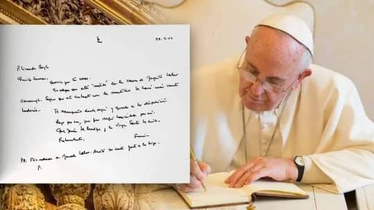 Cuando el Papa Franciso alzó el pulgar por Margarita