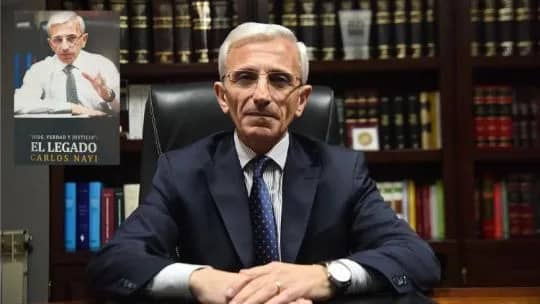 Carlos Nayi tiene su biografía: “Dios, verdad y justicia”, el legado y la intimidad del abogado