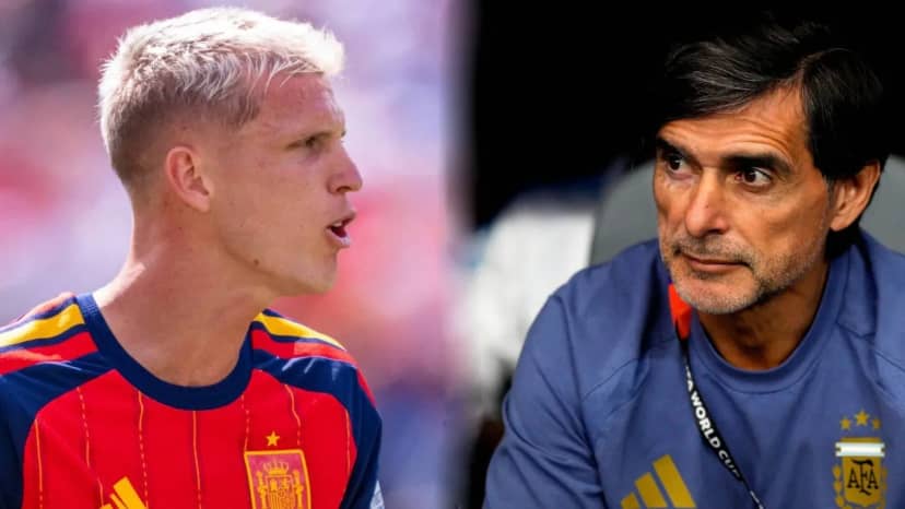 Dani Olmo volvió a apuntar contra Ayala tras el episodio en el Mundial: "Falta a..." - TyC Sports