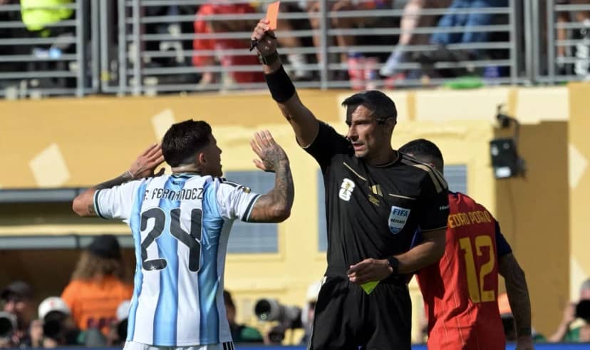 Se retiró el árbitro que dirigió la final del Mundial entre España y Argentina