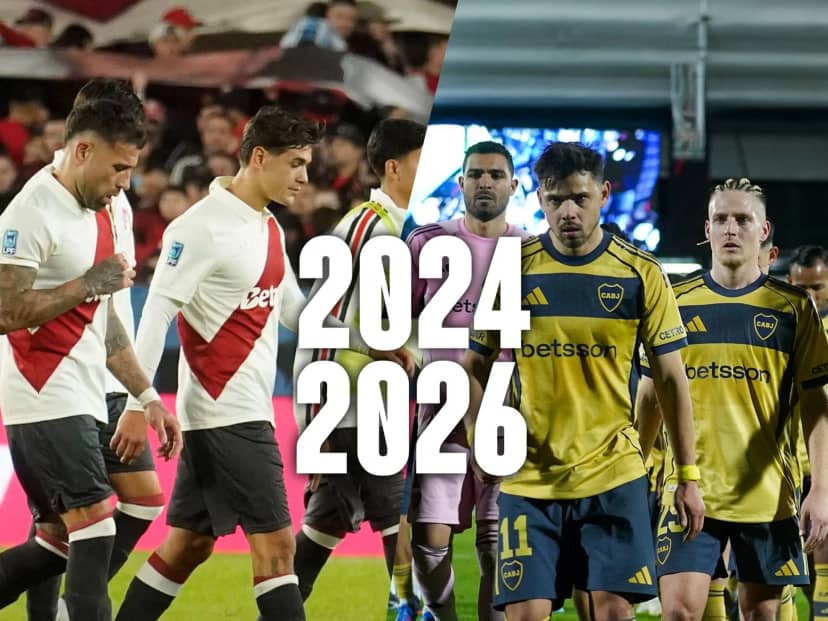 De mal en peor: los golpes futbolísticos de River y Boca desde 2024 al presente