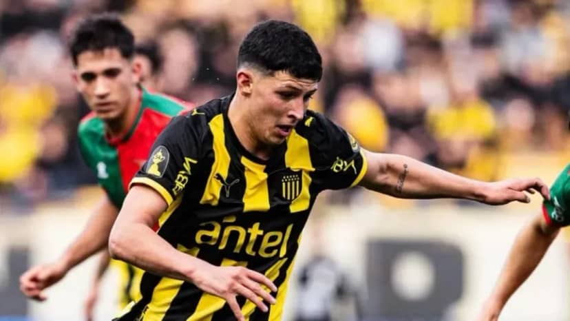 El juvenil que River dejó ir la está rompiendo en Peñarol - TyC Sports