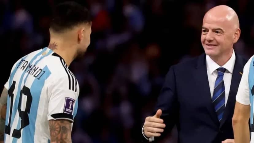 El especial mensaje de Infantino a Otamendi tras su retiro de la Selección Argentina - TyC Sports