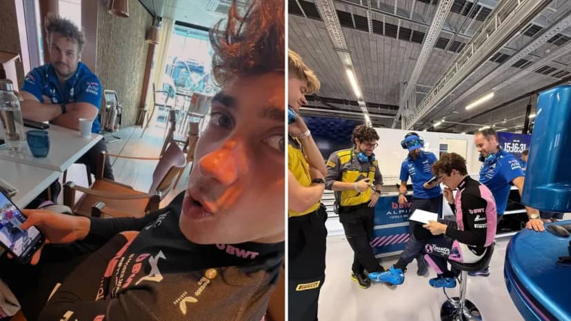 Franco Colapinto lideró los test en Hungría con Alpine y &iexcl;volvió a pedir por las vacaciones! - TyC Sports
