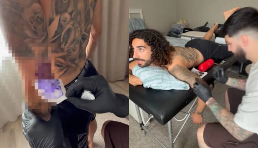 "Las promesas se cumplen": Marc Cucurella se tatuó a Luis de la Fuente