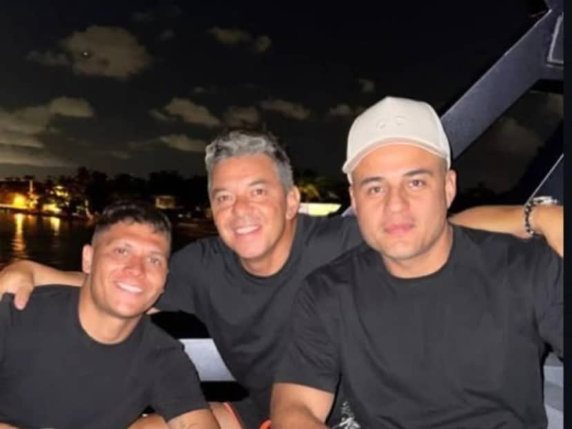 El reencuentro de Juanfer y Gallardo en un barco