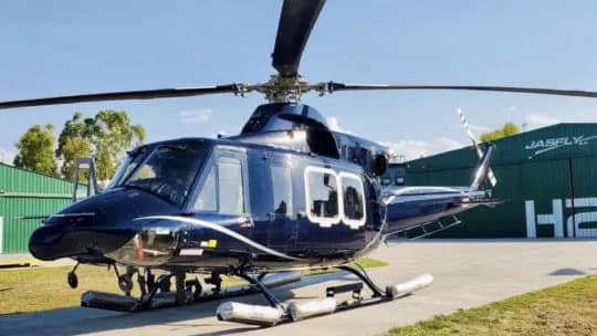 Cómo era el helicóptero Bell 412 que se estrelló en San Juan y dejó siete muertos