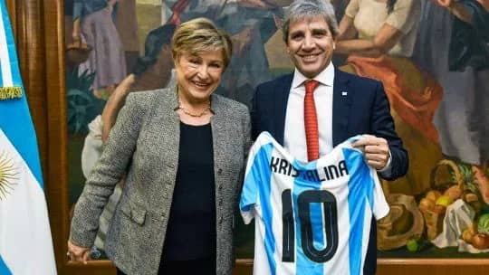 Georgieva defendió los cambios de política económica que anunció Milei por cadena