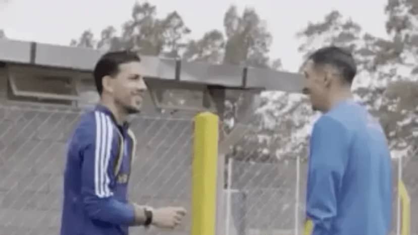 La imagen que paralizó Rosario: Paredes y Di María juntos a horas del Boca-Newell's - TyC Sports