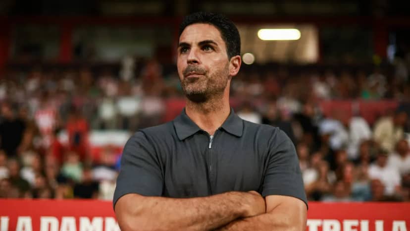 Las reacciones de Arteta cuando le preguntaron por Julián Álvarez y Vinícius - TyC Sports