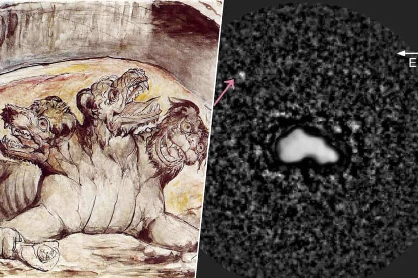Descubrimos el primer asteroide de tres cabezas que se ha visto jamás. Y también tiene su propia luna