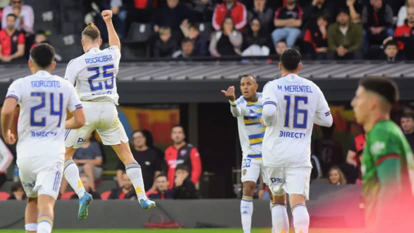 Así fue el gol de Ascacíbar que adelantó a Boca ante Newell's - TyC Sports