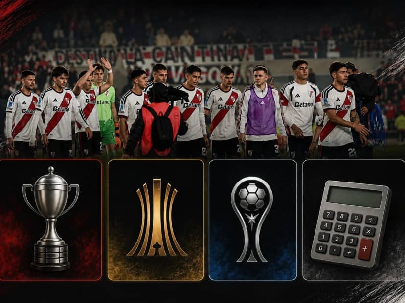 Último en su zona, las cuentas que hacer River para meterse en playoffs y en puestos de copas 2027