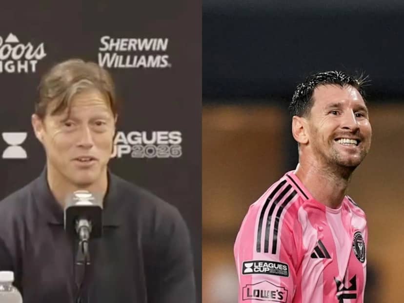 La broma de Almeyda antes del partido contra Messi en la Leagues Cup: "¿No podía haber seguido de vacaciones?"