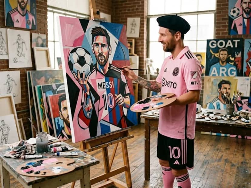 Para Hoyos, Messi es un artista: "Si hablamos de pintura, sería Picasso"