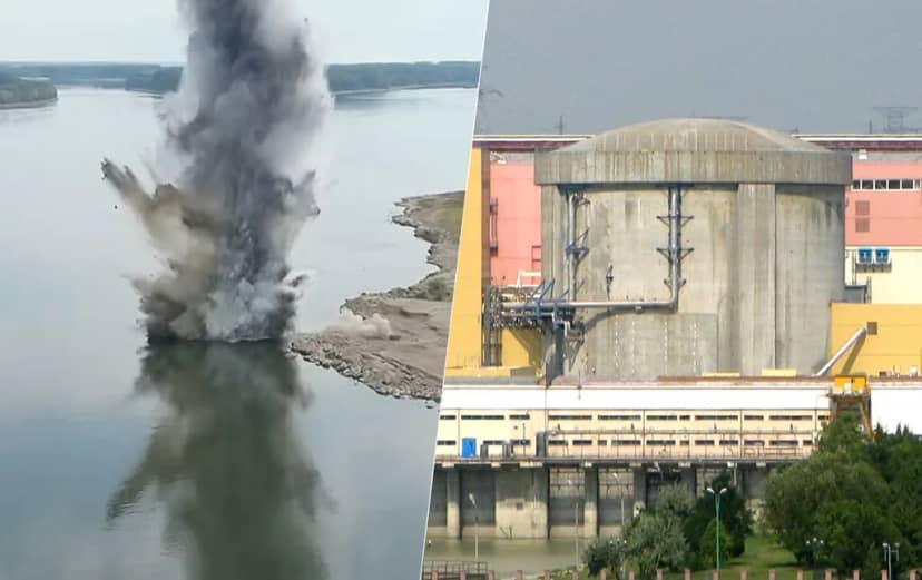En plena sequía y ola de calor, Rumanía ha tenido una singular idea para mantener funcionando una central nuclear: usar explosivos
