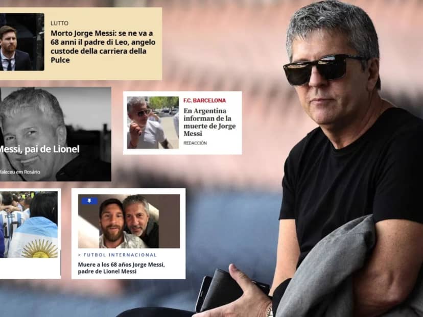 Qué dijeron en el mundo sobre la muerte de Jorge Messi