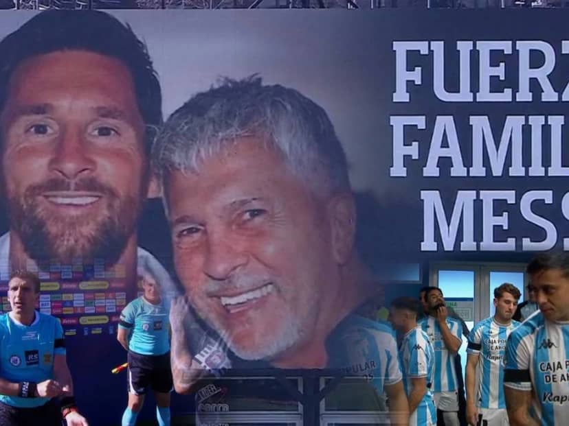 El respetuoso minuto de silencio en Riestra y Tucumán por Jorge Messi