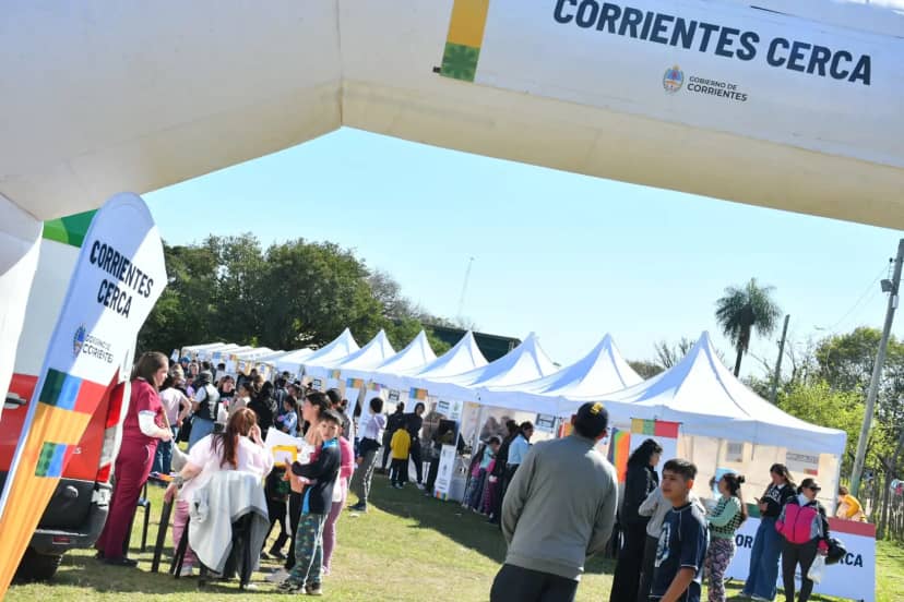 El operativo Corrientes Cerca brindó atenciones gratuitas en el barrio Río Paraná