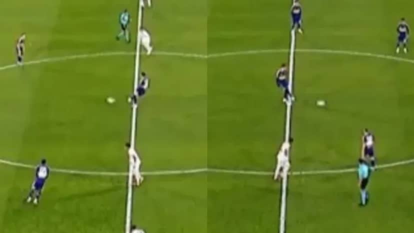 Boca sacó del medio en los dos tiempos: la pícara respuesta de Paredes - TyC Sports