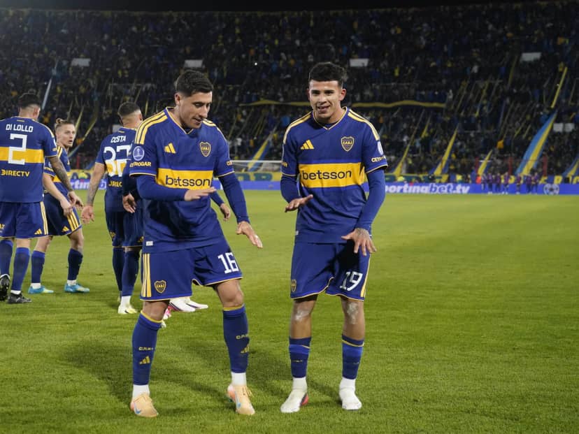El motivo detrás del festejo "del Apache" de Flores y Merentiel, después del golazo del pibe
