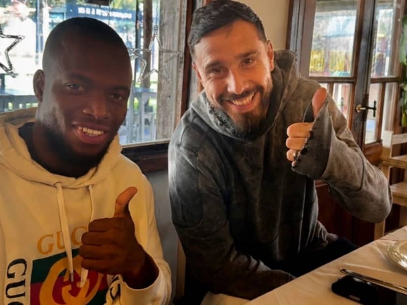 El primer encuentro entre Enner Valencia y Hernán Galíndez en Argentina