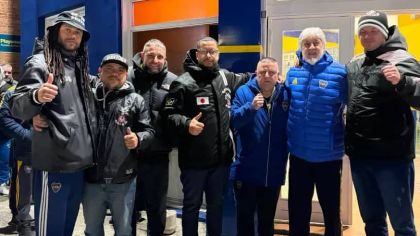 Cómo fue la cumbre entre la barra de Boca y la del Corinthians - TyC Sports