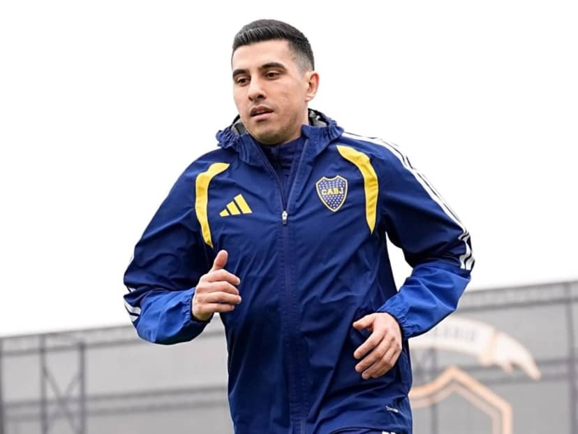 La recuperación de Battaglia en Boca: cuándo podrá volver a jugar