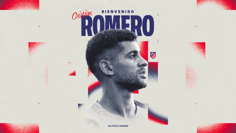 Atlético de Madrid presentó oficialmente a Cuti Romero - TyC Sports