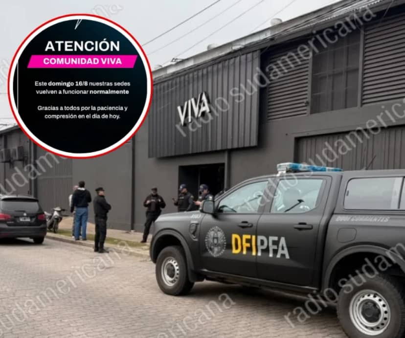 Tras los allanamientos, VIVA anunció la reapertura de sus gimnasios