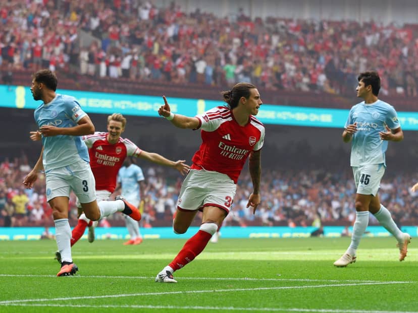 Video: Arsenal sorprendió al Manchester City por la Community Shield con un gol a los ¡23 segundos!