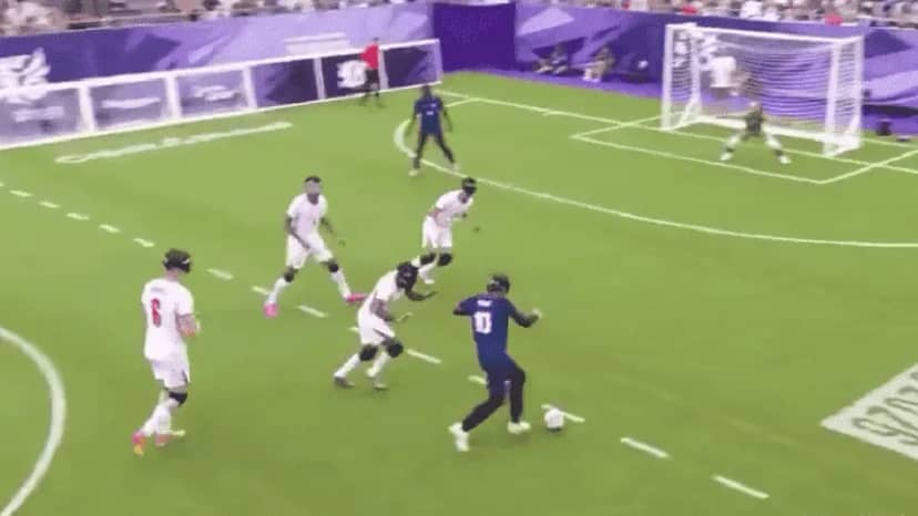 &iexcl;Dejó ingleses en el camino como Maradona! El gol en fútbol para ciegos que da la vuelta al mundo - TyC Sports