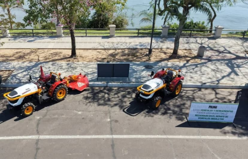 El Municipio incorporó tractores comprados con fondos de subasta