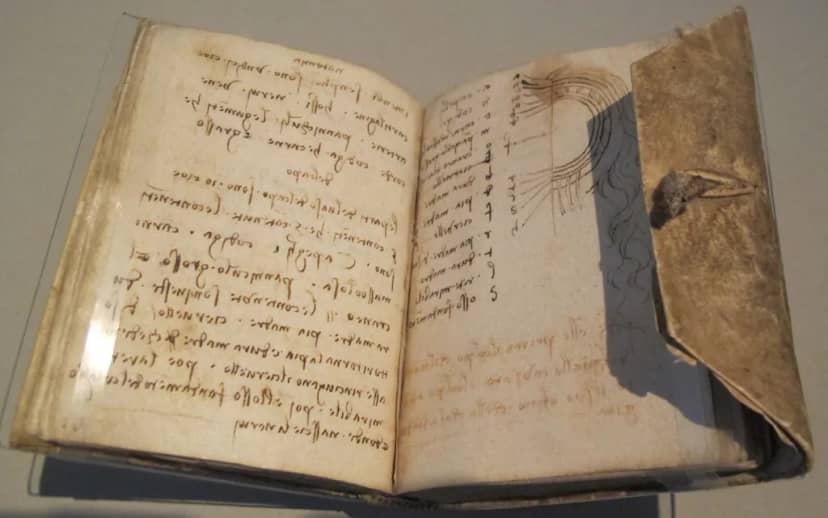 Un dibujo de Leonardo da Vinci escondía un mapa oculto. La obra ha revelado los túneles secretos de un castillo del S.XV